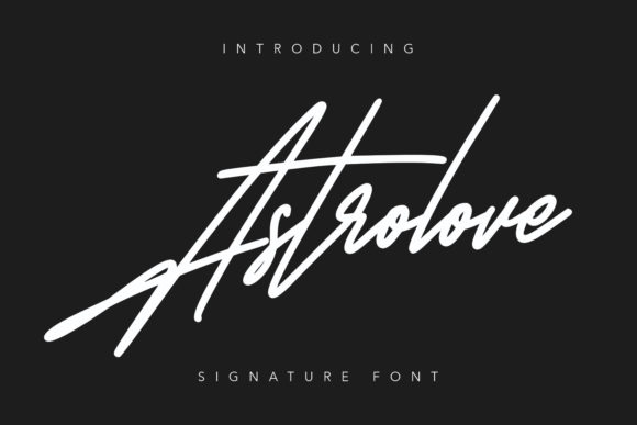 Astrolove Script Handwritten Font for Timeless Brand Identity