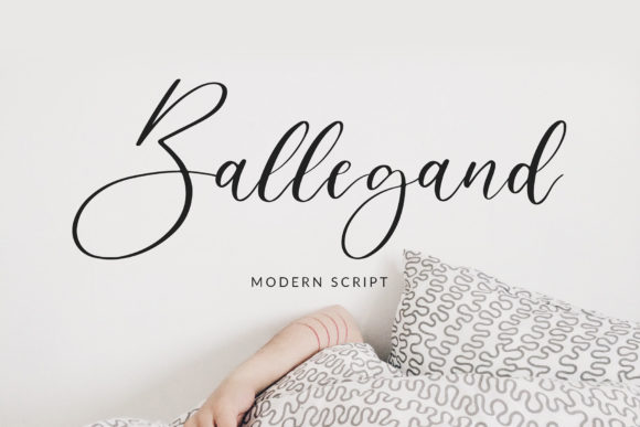 Ballegand: A Romantic Script Handwritten Font for Brand Elegance