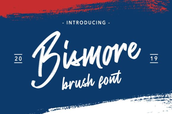 Bismore Script Handwritten Font for Elegant Branding