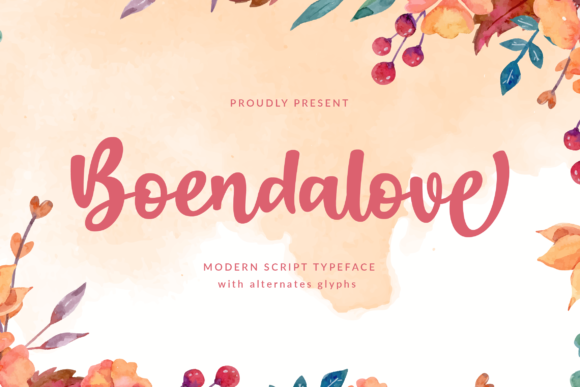 Boendalove: Elegant Script Handwritten Font for Scroll-Stopping Brand Content