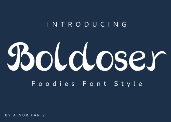 Boldoser: A Trendy Script Handwritten Font for Campaign Design