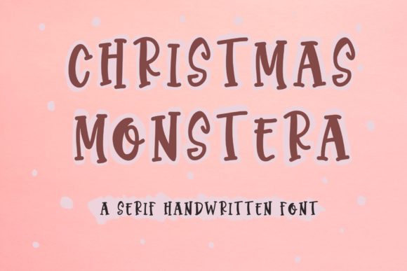 Christmas Monstera: A Quirky Script Handwritten Font for Holiday Campaigns