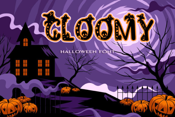Cloomy: A Spooky Script Handwritten Font for Halloween Branding