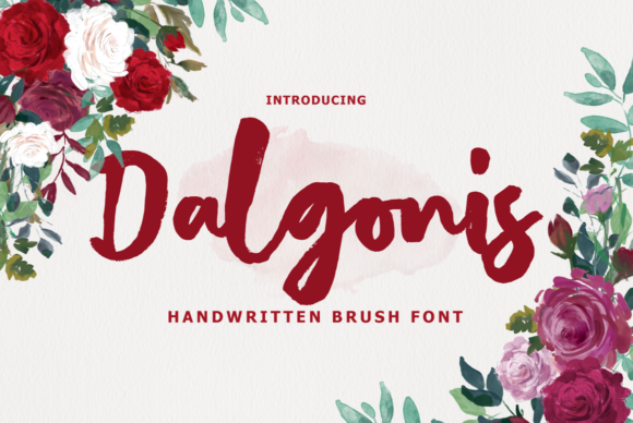Dalgonis Script Handwritten Font for Makers