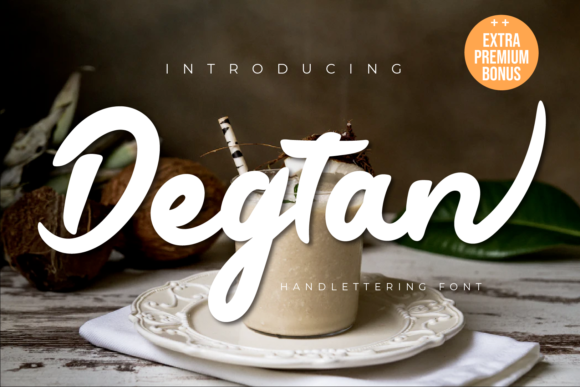 Degtan: A Flowing Script Handwritten Font for Brand Elegance