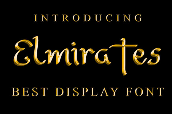 Elmirates Font Review