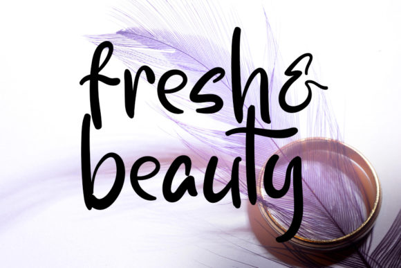 Fresh Beauty: A Simple and Beautiful Handwritten Font for Brand Design