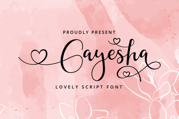 Gayesha Script Handwritten Font for Elegant Campaign Design