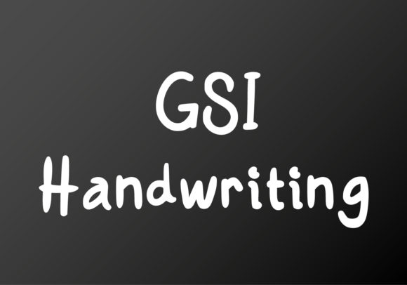 GSI Handwriting Font for Handmade Brands