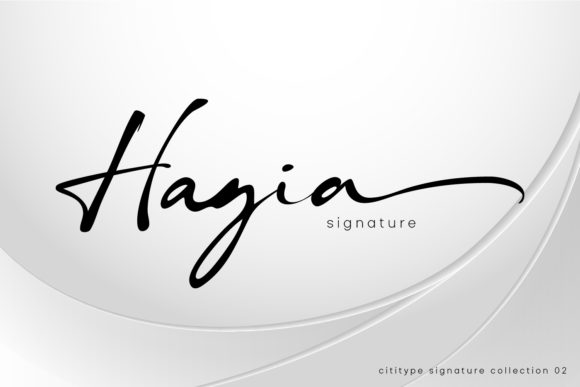 Hagia: A Timeless Script Handwritten Font for Elegant Campaigns