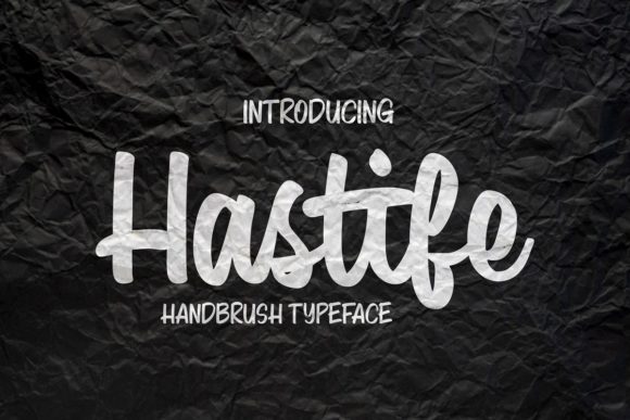 Hastife: A Bold Handwritten Font for Memorable Branding
