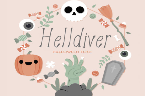 Helldiver Font for Authentic Halloween Branding