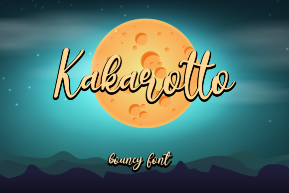 Kakarotto Font: A Joyful Script Handwritten Typeface for Campaign Design