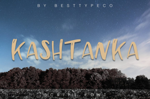 Kashtanka: A Timeless Script Handwritten Font for Real Design Work