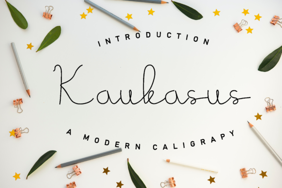 Kaukasus Handwritten Font for Modern Web Design