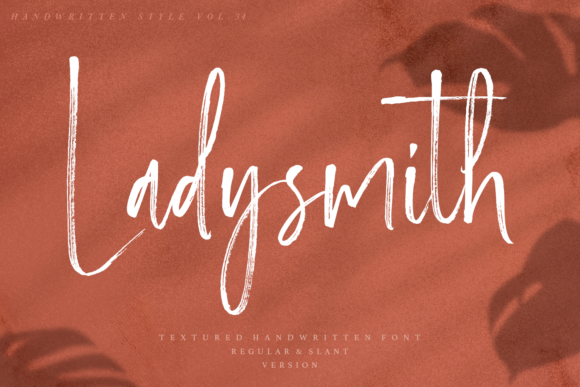 Ladysmith Font: A Relaxed Handwritten Typeface for Crafters