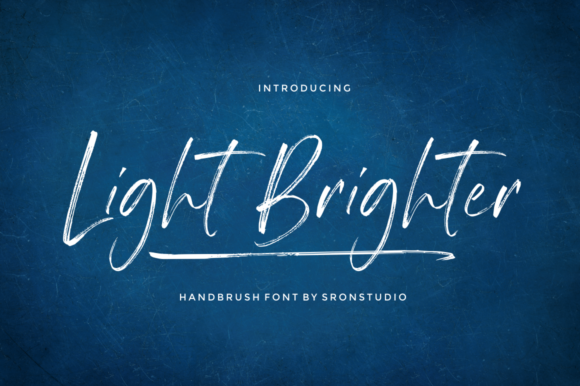 Light Brighter: A Brushed Handwritten Font for Digital Branding