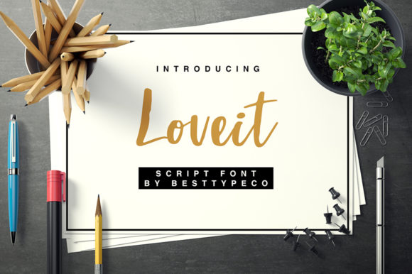 Loveit: A Summery Handwritten Font for Editorial Calm
