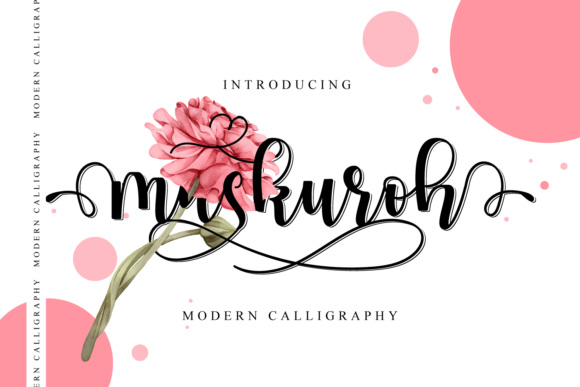 Maskuroh: A Delicate Handwritten Font for Elegant Branding