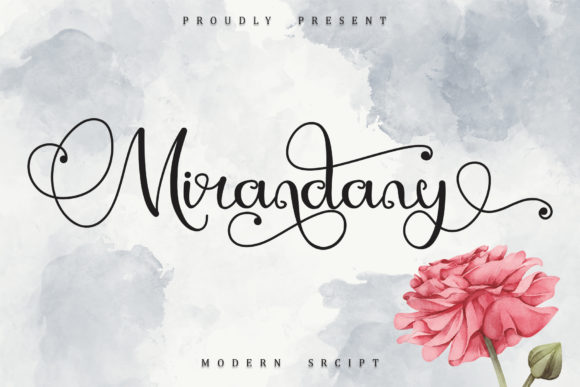 Mirandany: A Modern Romantic Script Handwritten Font for Digital Brands