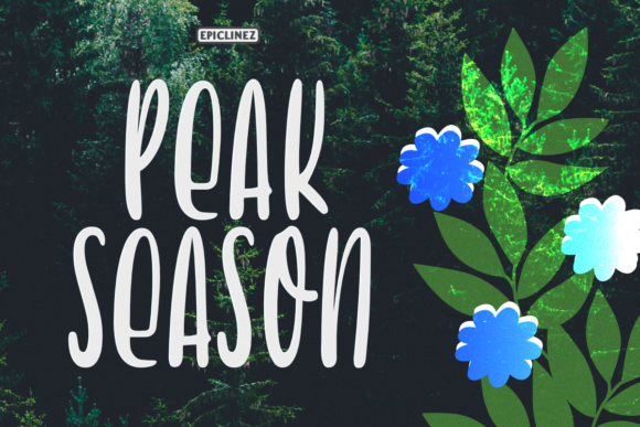 Peak Season Font: A Smooth Handwritten Typeface for Authentic Branding