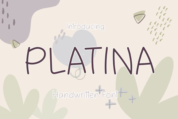 Platina: A Cute Quirky Handwritten Font for Standout Campaigns