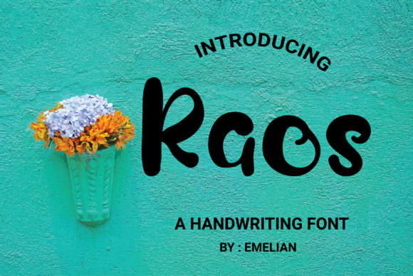 Raos: A Sweet and Bold Handwritten Font for Brand Identity