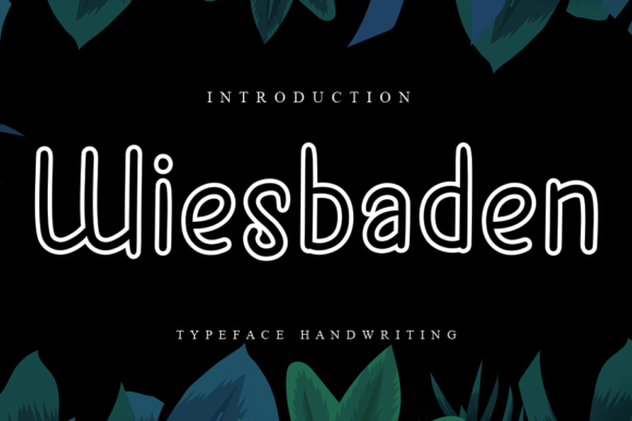 Wiesbaden Font: A Fancy Handwritten Typeface for Makers