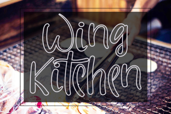 Wing Kitchen: A Script Handwritten Font That Elevates Campaign Visuals